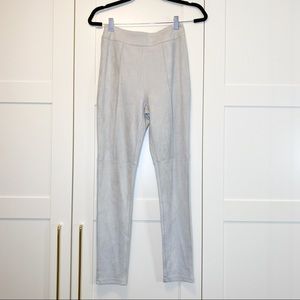 Faux suede panel leggings Carli Bybel